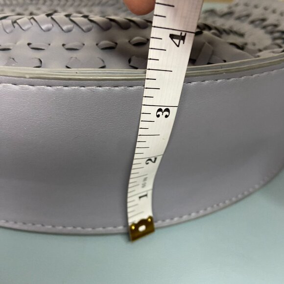 Anthropologie Woven Faux Leather tote purse - Picture 14 of 14